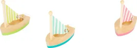 small-foot-11653-water-toy-wooden-sailboats-set-of-3-swimming-toys-yellow