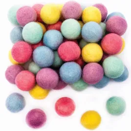 baker-ross-pastel-felt-balls-pack-of-50-kids-spring-craft-supplies