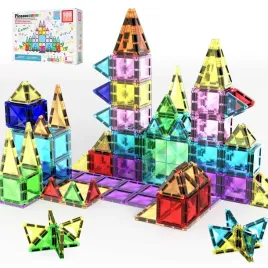 picassotiles-100-pcs-magnetic-building-blockmulticolored-6-25-pollici-x-8