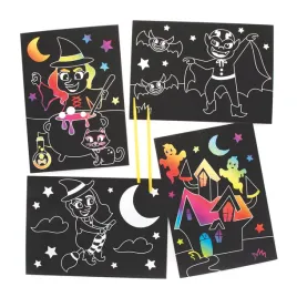 baker-ross-fe766-halloween-scratch-art-pictures-white-20-5-cm-x-14-5-cm