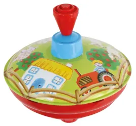 lena-tin-toys-52412-humming-top-farm-yard-o-13-multicoloured-one-size