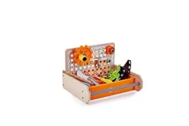 hape-e3029-junior-inventor-science-experiment-toolbox-portable-wooden