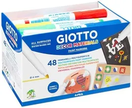 giotto-decor-materials-multi-surfaces-paint-markers-schoolpack-medium-tip