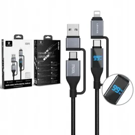 kabel-kabel-4w1-z-wyswietlaczem-lenyes-lc542-usb-a-i-usb-c-usb-c