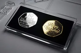 the-commemorative-coin-company-pair-of-50th-birthday-silver-and-24ct-gold