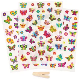 baker-ross-butterfly-rub-on-transfer-stickers-pack-of-135-waterproof