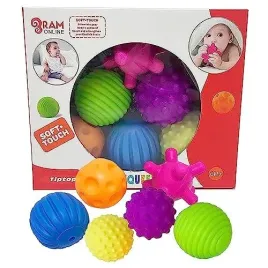 ramc-6-x-multicoloured-textured-sensory-baby-balls-sensory-teething