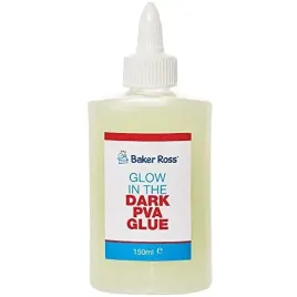 baker-ross-fx130-glow-in-the-dark-pva-glue-1-bottle-150ml-glue-for-kids