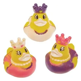 baker-ross-fx822-princess-rubber-ducks-pack-of-6-party-bag-fillers-for