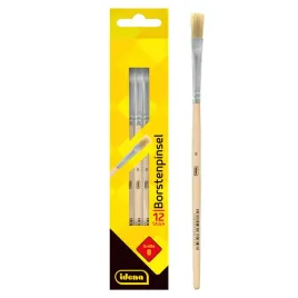 idena-90096-bristle-brush-size-8-with-unpainted-wooden-handle-set-of-12