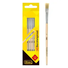 idena-90099-bristle-brush-size-14-with-unpainted-wooden-handle-set-of