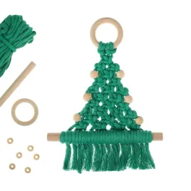 trimits-make-your-own-macrame-decoration-kit-festive-green-15-x-20-5cm