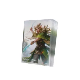 gamegenic-mtg-the-hobbit-sleeves-thranduil-sindarin-liege-accessory-clear
