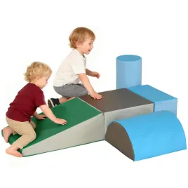 homcom-5-pcs-kids-soft-play-set-climb-andmulticolor-5-count-pack-of-1