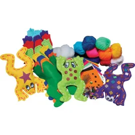 springboard-felt-frogs-sewing-kits-for-children-make-your-own-multicolor
