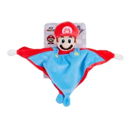 simba-my-mario-rattle-towel-soft-plush-toy-nintendo-for-rot-25-x-25-cm