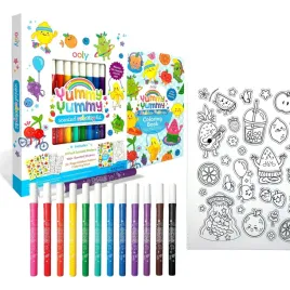 ooly-yummy-scented-coloring-kit-for-kids-10-markers-multicoloured