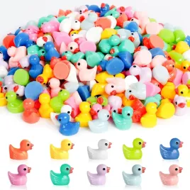 aiqinu-pack-of-100-mini-resin-ducks-10-colours-multicolor-1-6-x-1-8-cm