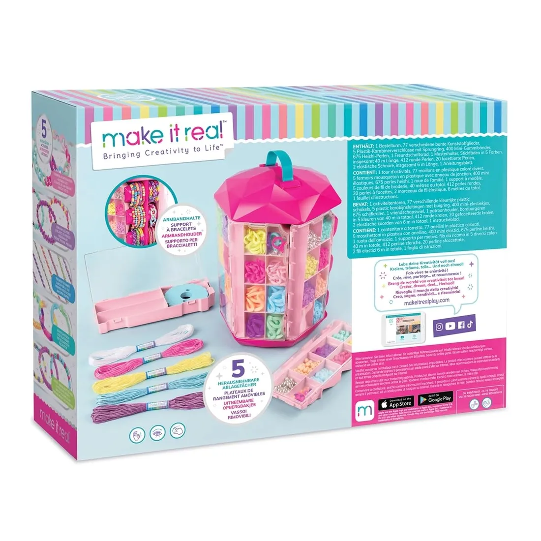 make-it-real-5-in-1-activity-tower-bead-container-multicolor-medium