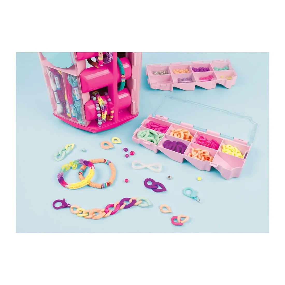 make-it-real-5-in-1-activity-tower-bead-container-multicolor-medium-stan-nowy