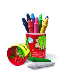 giotto-be-be-jar-of-12-coloured-wax-various-12-count-pack-of-1