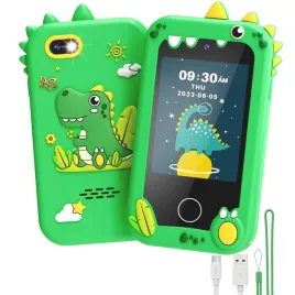 ucidci-kids-smart-phone-toys-for-girls-ages-3-7-with-2-8inch-green-small
