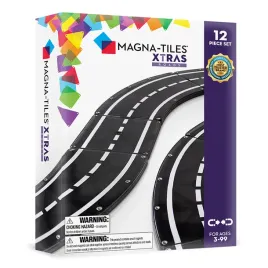 magna-tiles-xtras-roads-12-piece-magnetic-construction-black-standard