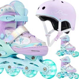 zestaw-raven-rolki-3w1-isla-violet-30-33-kask-essto-violet-mint-s