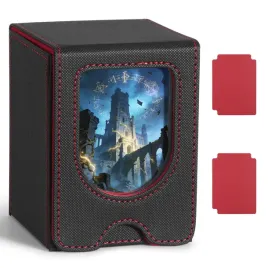 euqvunn-tcg-deck-box-with-display-window-holds-up-to-130-single-row
