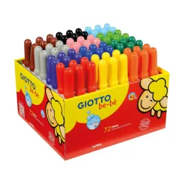 giotto-be-be-colouring-felt-tip-pens-box-72-colours-yellow