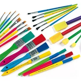 baker-ross-kids-paint-brush-set-25-piece-super-value-assorted-kids-paint