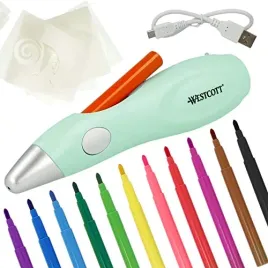 westcott-airbrush-set-for-children-or-electric-paint-spray-pen-in-starter