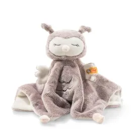 steiff-soft-cuddly-friends-ollie-owlrose-brown-cream-1-count-pac