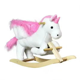 homcom-kids-rocking-horse-toy-plush-unicornpink-and-white-1-count-pack