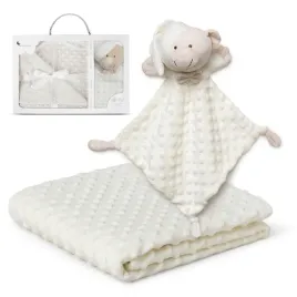 interbaby-pd001-05-baby-blanket-with-beige-doudou-bear-2-unit-pack-of-1