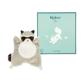 kaloo-fripons-gaston-the-racoon-plush-comforter-multicoloured