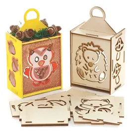 baker-ross-fe726-woodland-animal-lantern-pack-of-3-wooden-craft-set-for