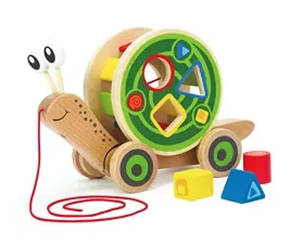 hape-walk-a-long-snail-pull-toy-oraward-winning-toddler-wooden-push-and-pull