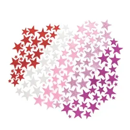 baker-ross-ax670-glitter-star-stickers-pack-of-200-foam-self-adhesives