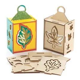 baker-ross-fe641-autumn-wooden-lantern-pack-of-3-wooden-craft-set-for