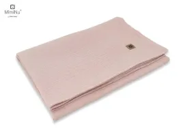 kieczmerski-kocyk-75x100-cm-muslin-bawelna-100percent-pudrowy-roz