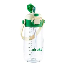 akuku-a0724-bidon-ze-slomka-szkolny-zielony-480ml