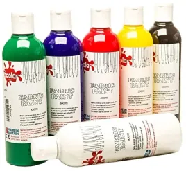 scola-textile-fabric-paint-6-assorted-colours-300ml-bottles-school