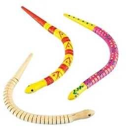 baker-ross-wooden-sneaky-snakes-pack-of-3-perfect-for-children-to