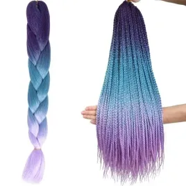 doczepiane-warkoczyki-syntetyczne-ombre-niebiesko-fioletowe-60-cm