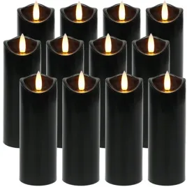 swiece-led-do-zniczy-ruhhy-26382-12-szt-15-cm-czarne
