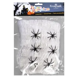 pajeczyna-biala-60g-2-pajaki-halloween