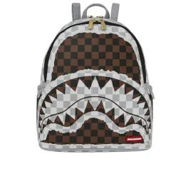 plecak-sprayground-cream-brown-tear-check-unisex-910b8291nsz