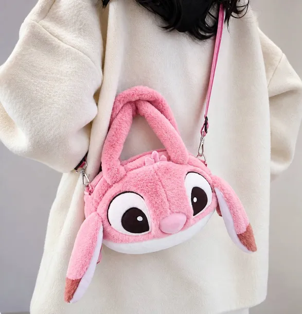 PLUSZOWA TORBA NA RAMIĘ STITCH MIĘKKA TOREBKA STICZ PREZENT STICH