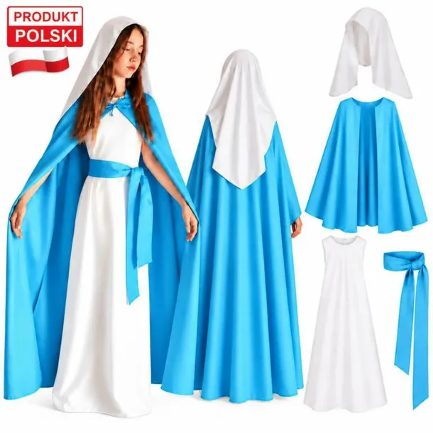 Strój Matka Boska Maryja Lux ST123 134 /140 Jasełka